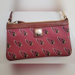 Dooney & Bourke NFL Arizona Cardinals Logo Football Wristlet...